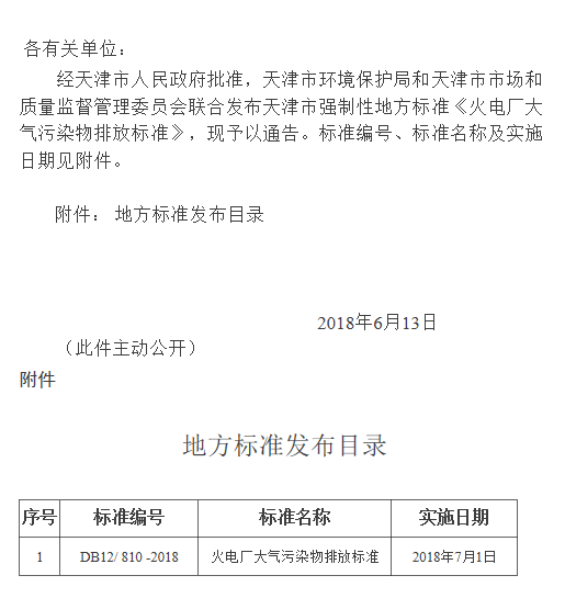 天津《火電廠(chǎng)大氣污染物排放標(biāo)準(zhǔn)》超超低限值顆粒物5mg/m3
