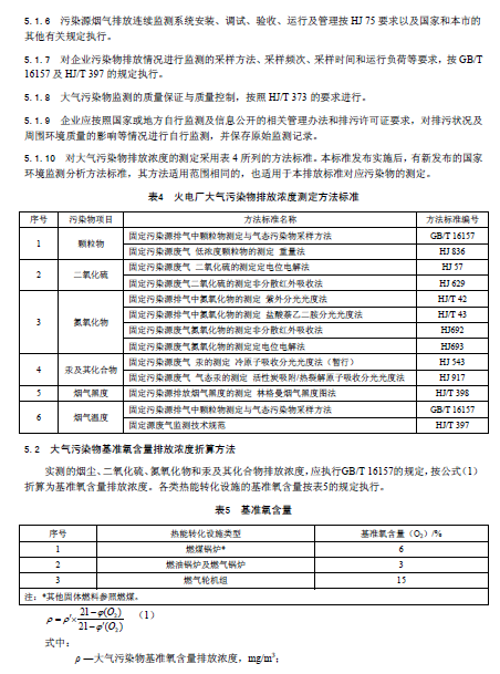天津《火電廠(chǎng)大氣污染物排放標(biāo)準(zhǔn)》