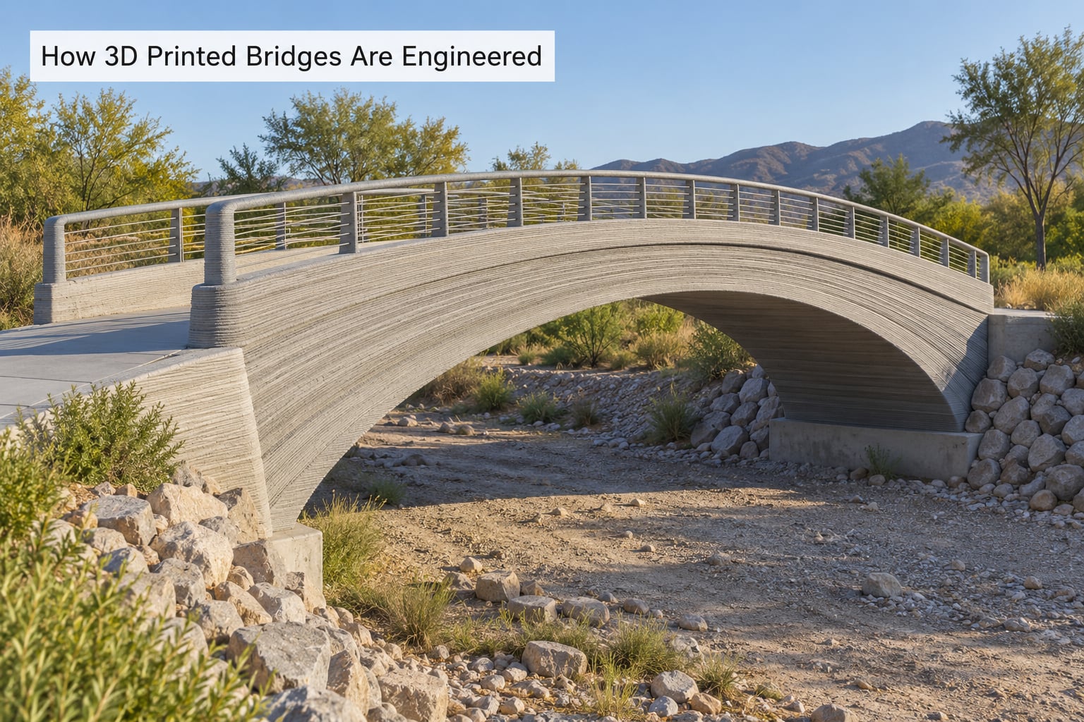 How 3D Printed Bridges Are Engineered