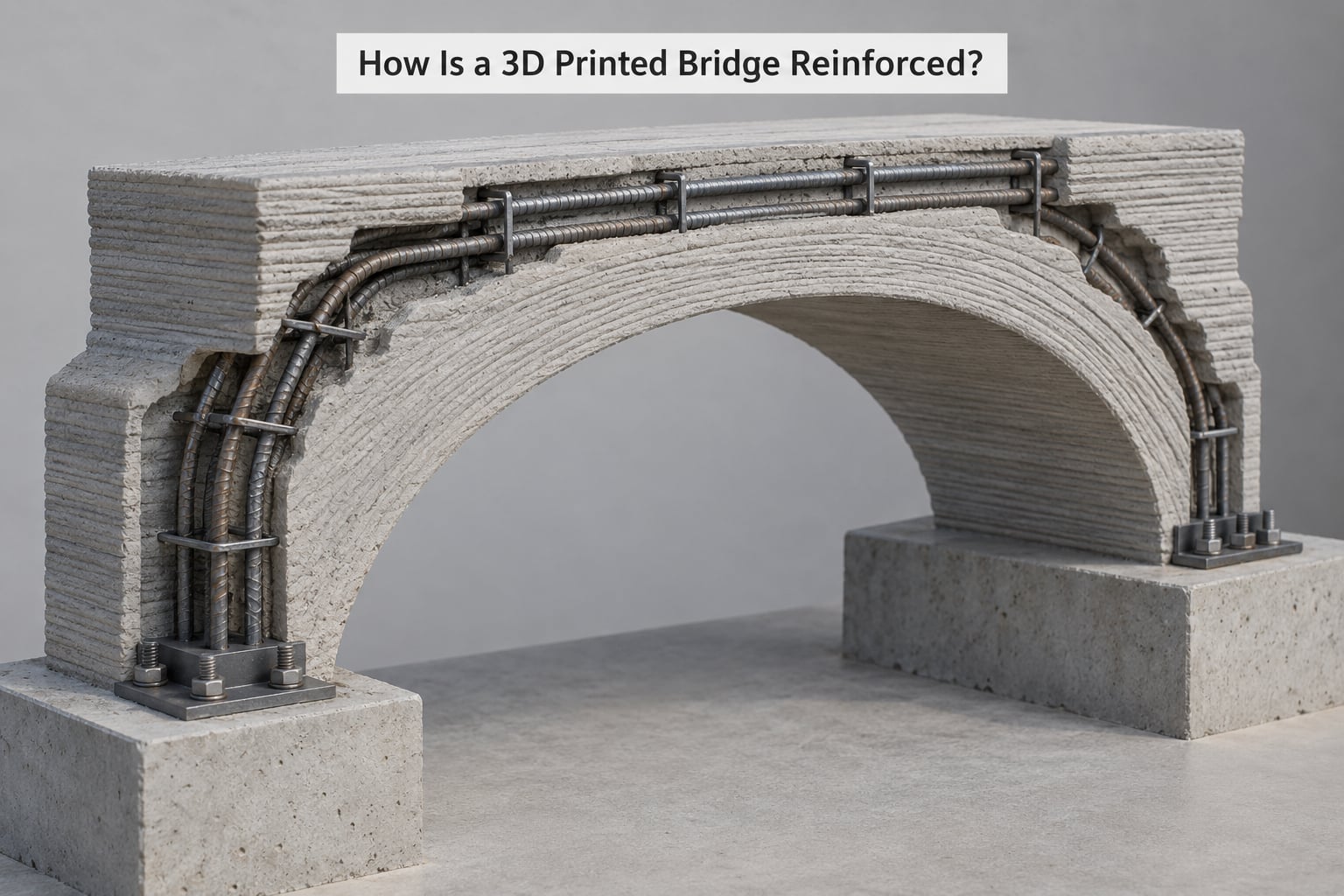 How Is a 3D Printed Bridge Reinforced?