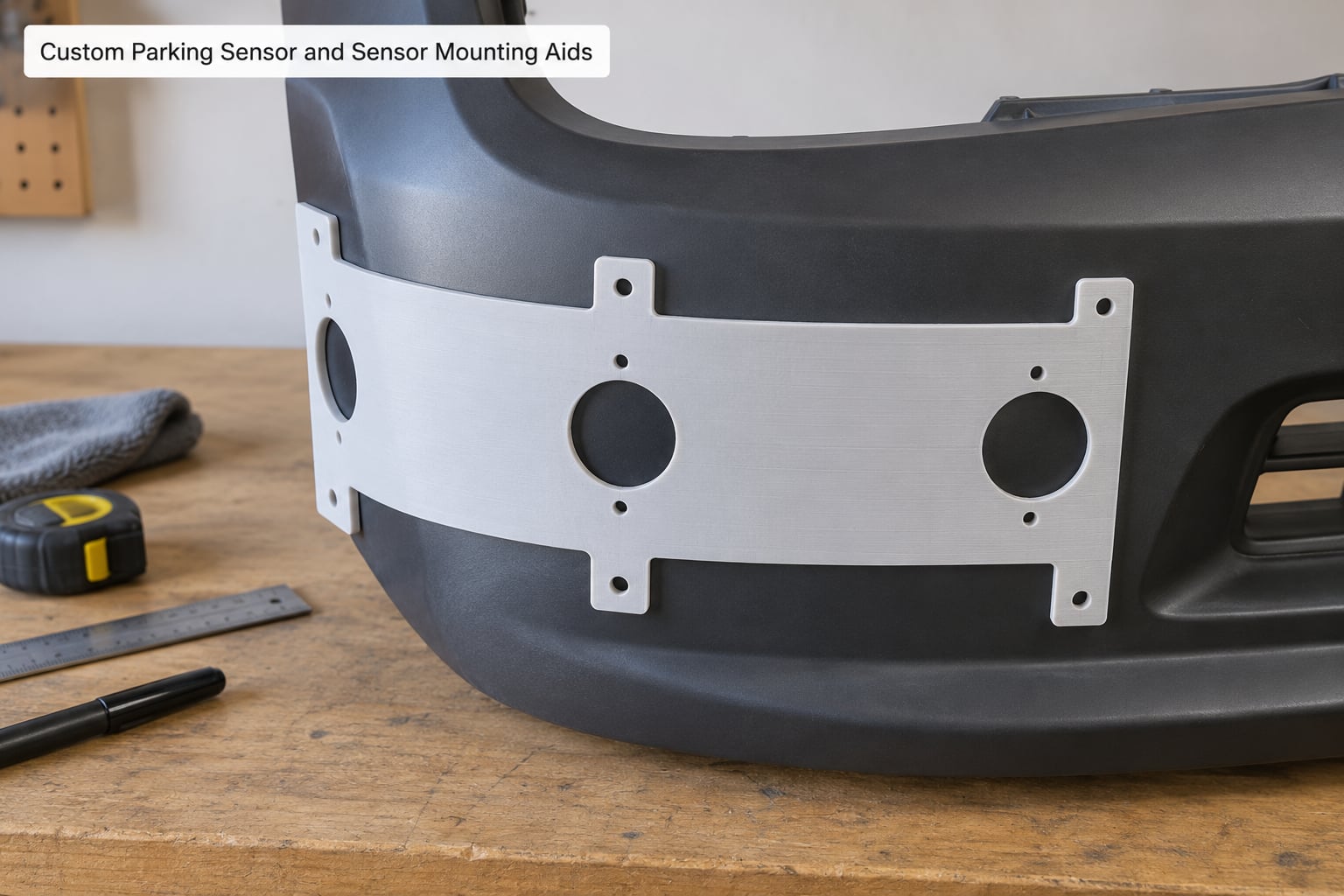 Custom Parking Sensor and Sensor Mounting Aids