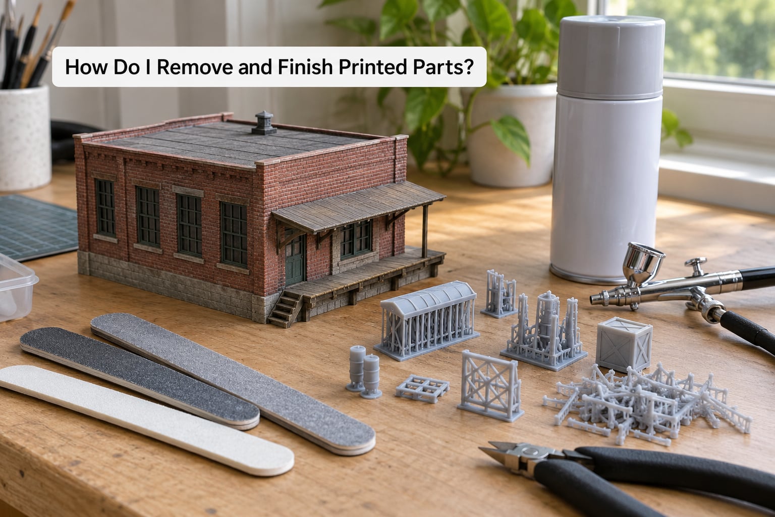 How Do I Remove and Finish Printed Parts?