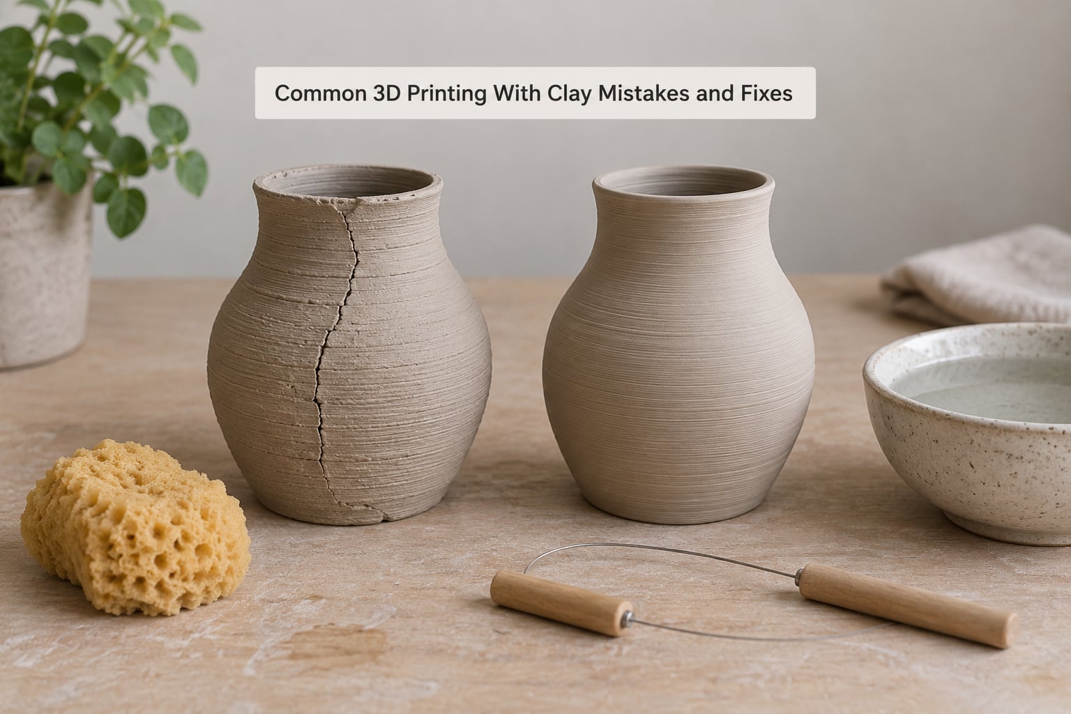 Common 3D Printing With Clay Mistakes and Fixes