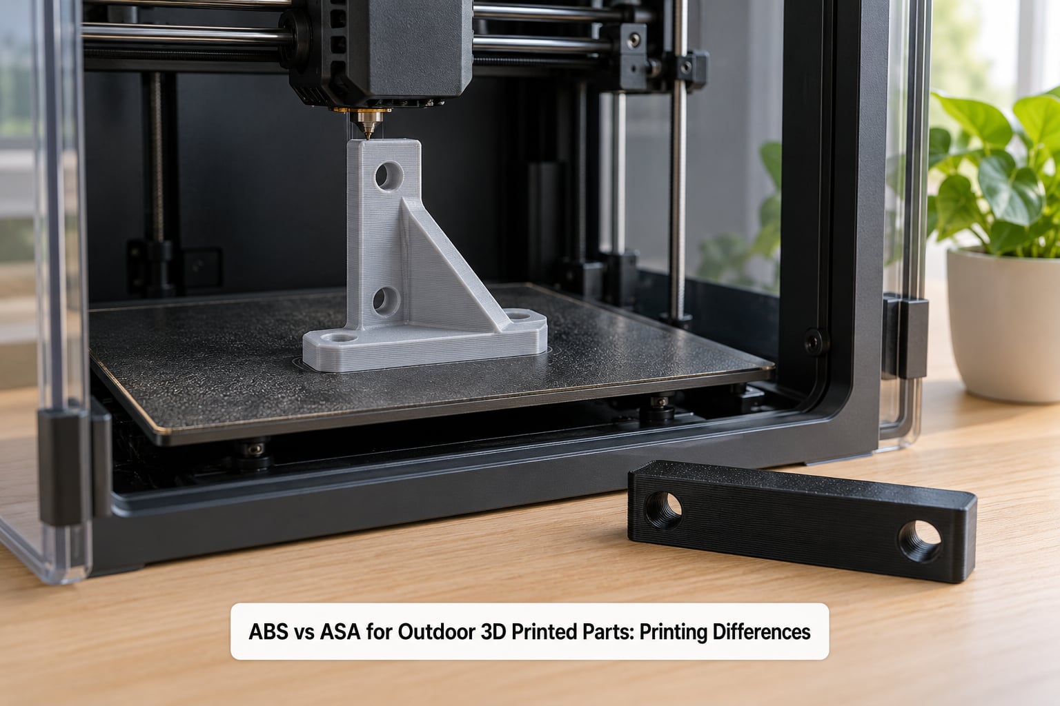 ABS vs ASA for Outdoor 3D Printed Parts: Printing Differences