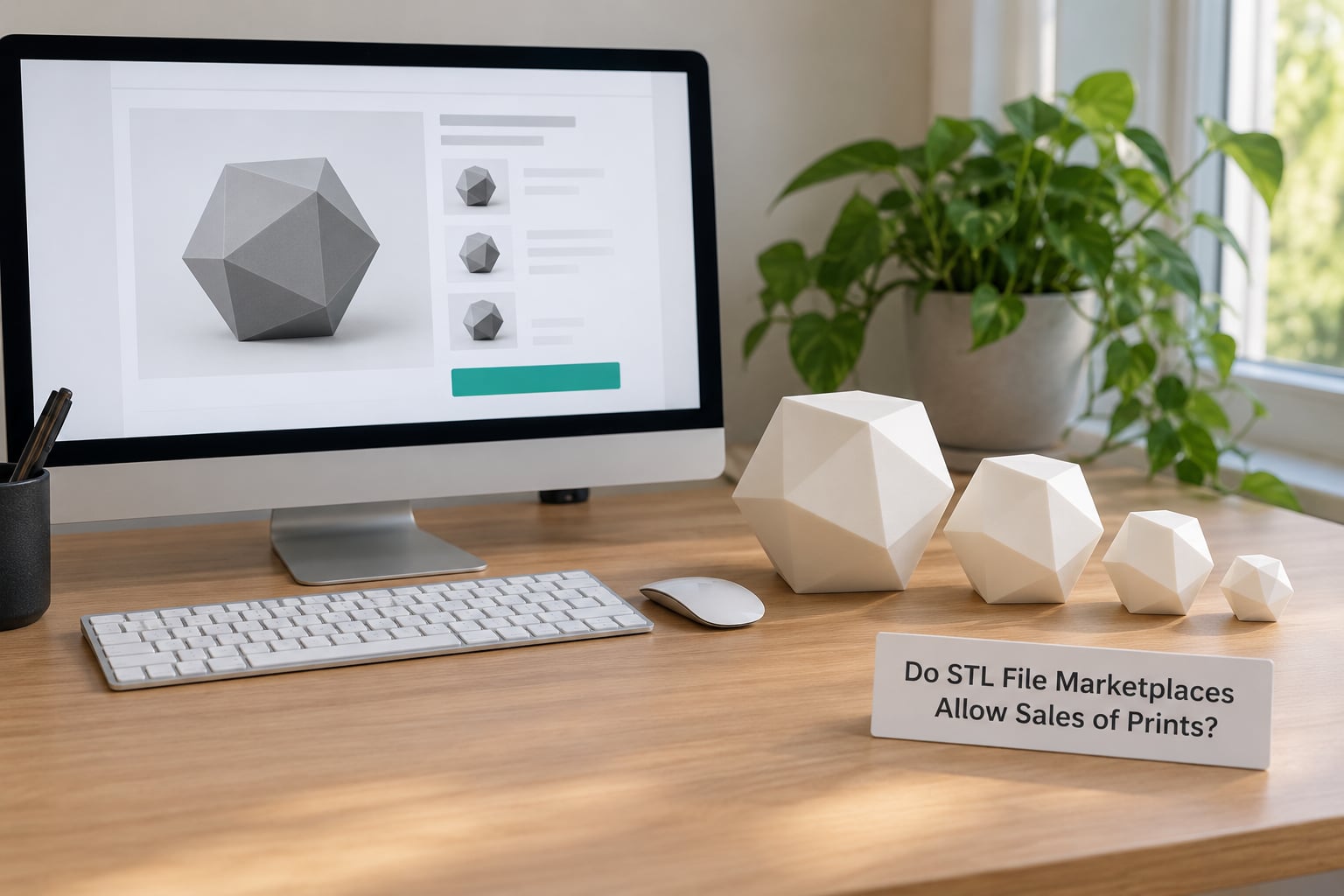 Do STL File Marketplaces Allow Sales of Prints?