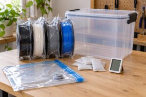 how to store 3d printer filament to prevent moisture