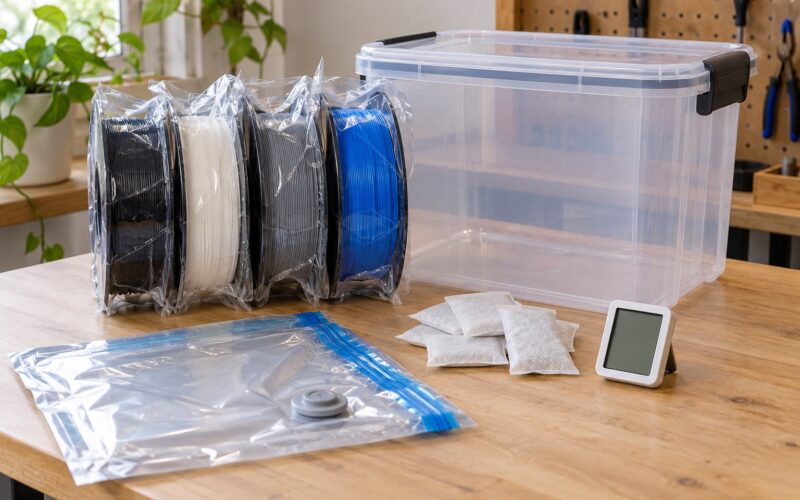 How to Store 3D Printer Filament to Prevent Moisture (2026)