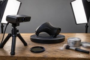 how to 3d scan shiny or black surfaces