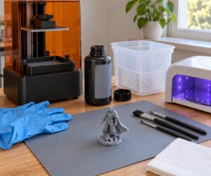 resin 3d printing for beginners step by step
