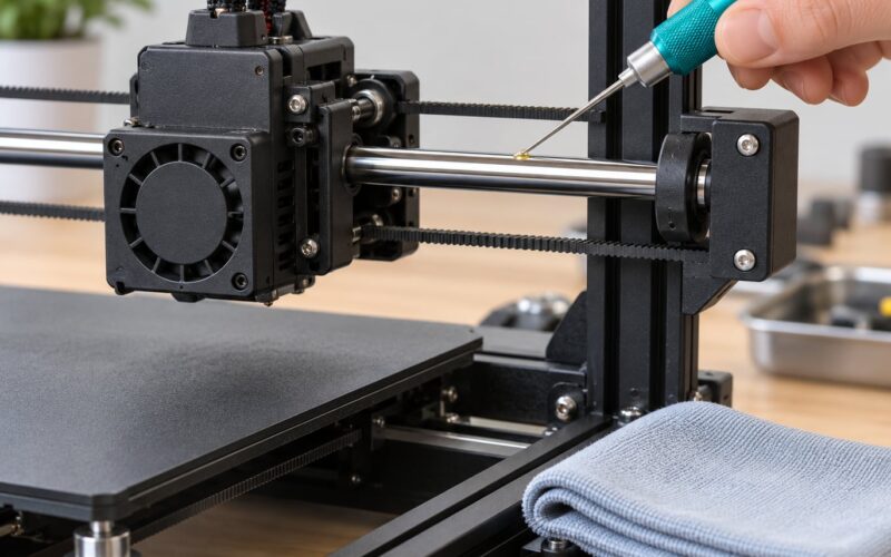 How to Lubricate 3D Printer Rods and Rails Without Wear (2026)