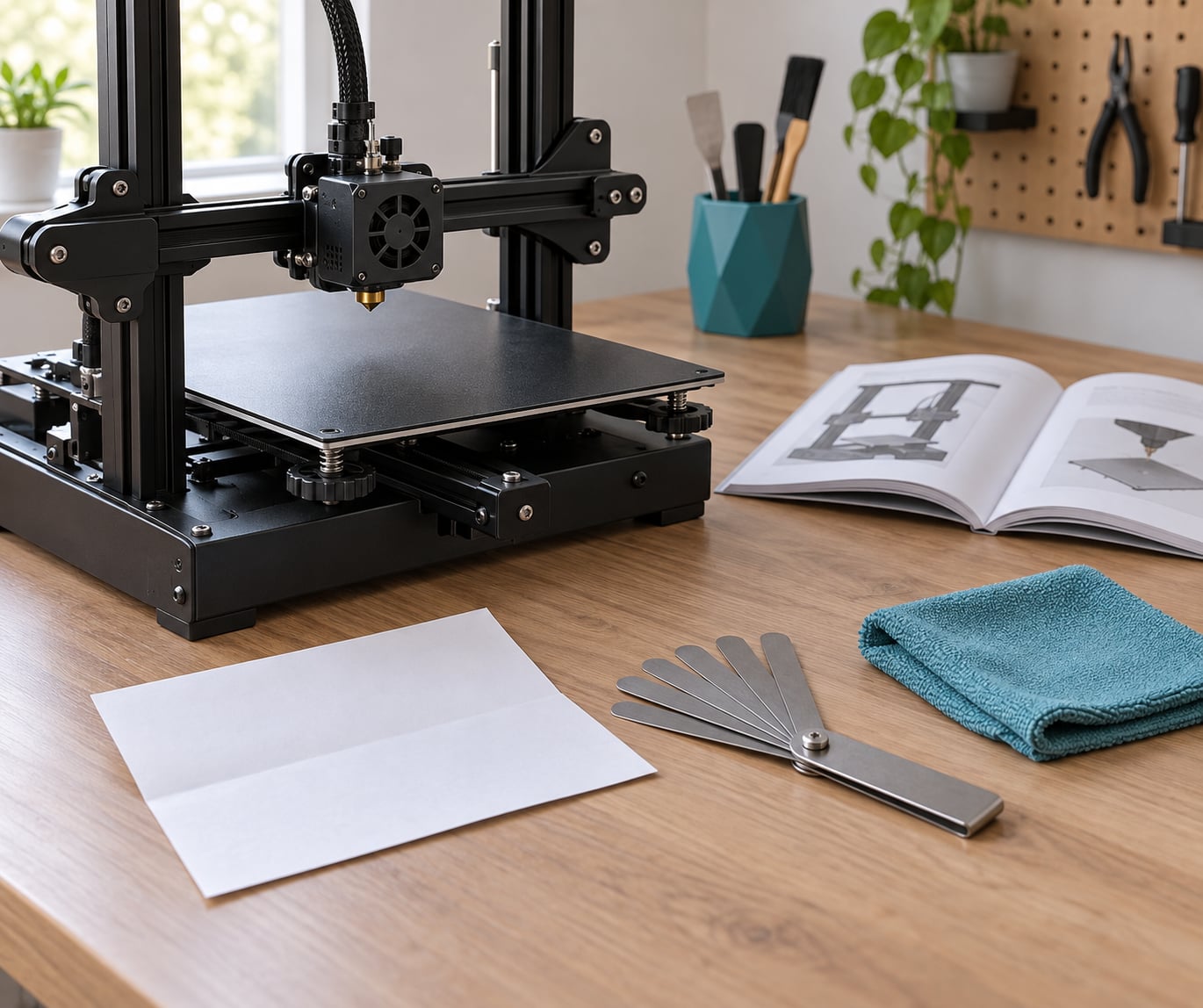 how to level a 3d printer bed by hand