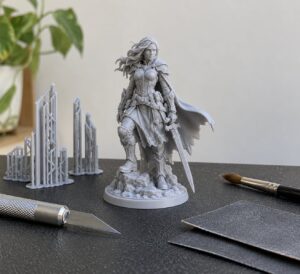 how to print miniatures with fine detail