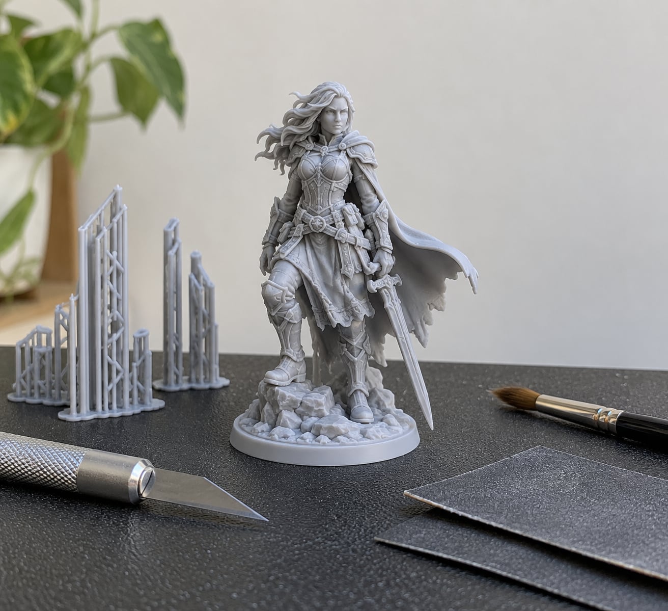 how to print miniatures with fine detail