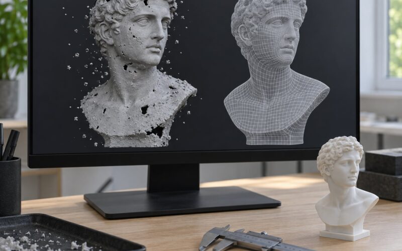 How to Clean Up a 3D Scan Mesh for Printing in Blender (2026)
