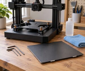 how to replace a 3d printer build plate