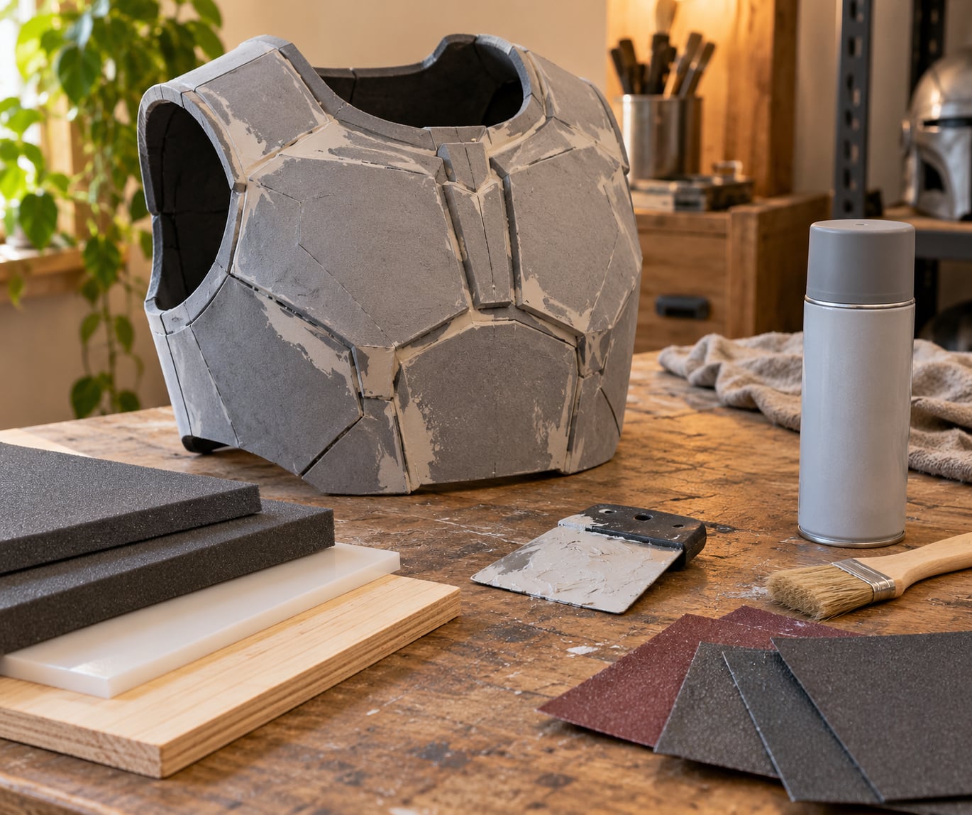 how to finish cosplay props for a smooth look
