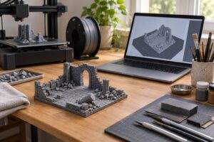 how to print tabletop terrain for miniatures