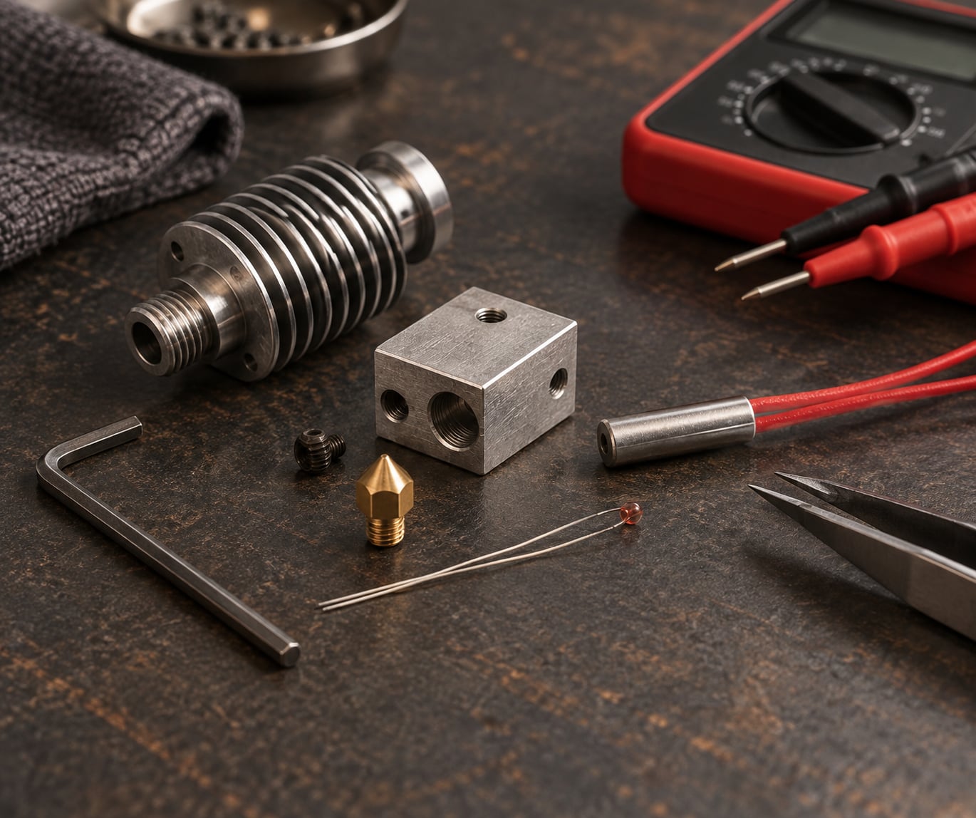how to replace a 3d printer hotend thermistor