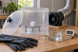 how to vapor smooth abs safely