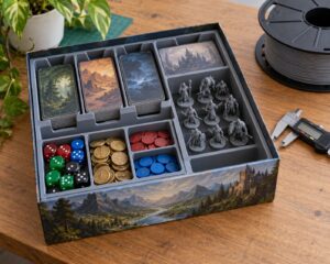 3d printed board game inserts and organizers