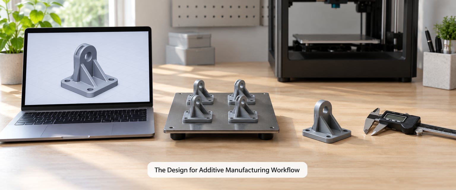 The Design for Additive Manufacturing Workflow
