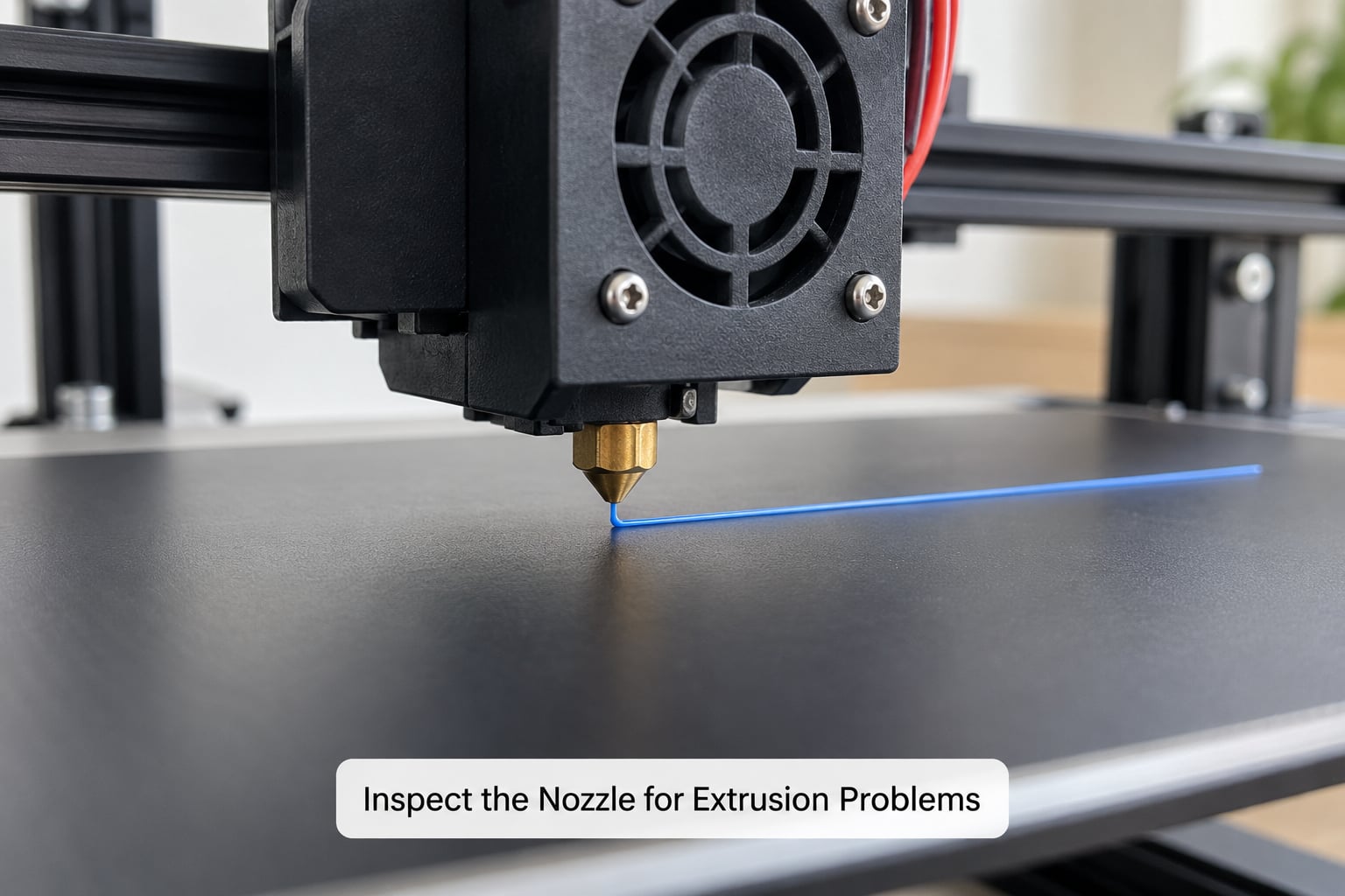 Inspect the Nozzle for Extrusion Problems