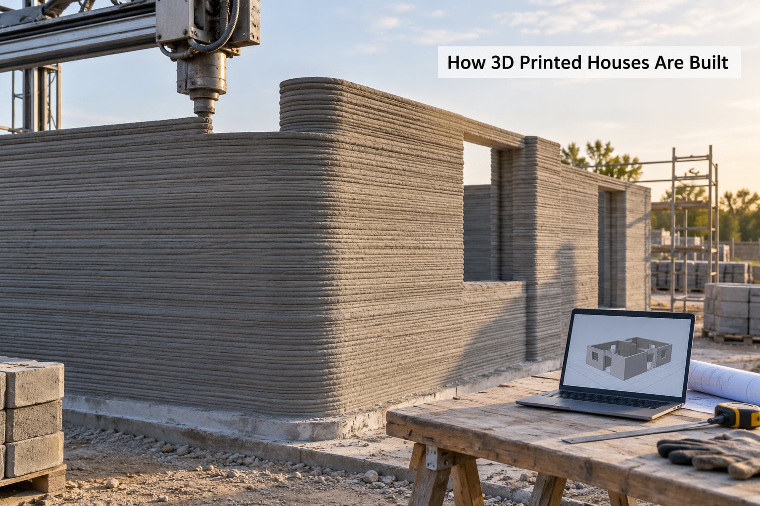 How 3D Printed Houses Are Built