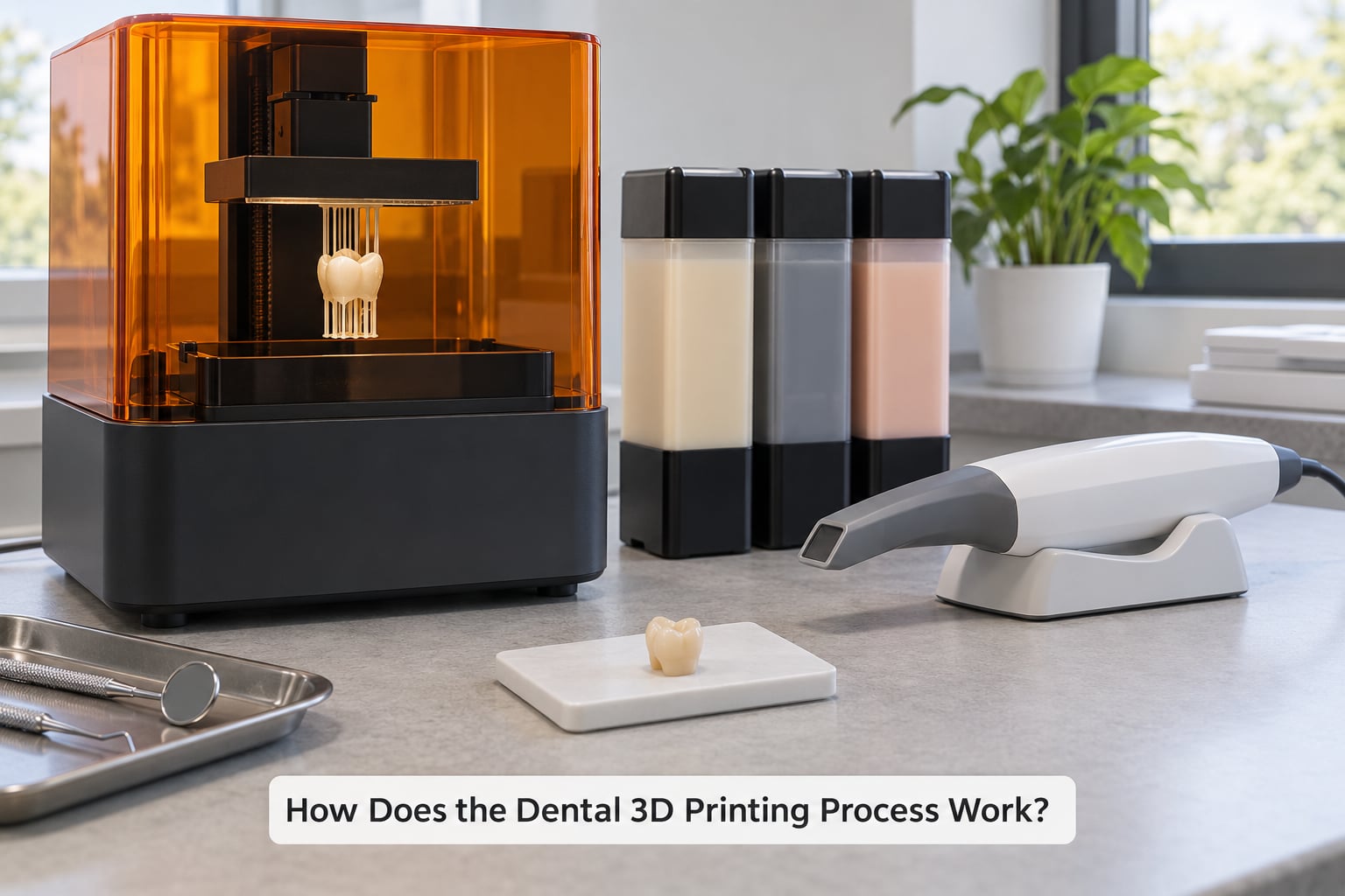 How Does the Dental 3D Printing Process Work?
