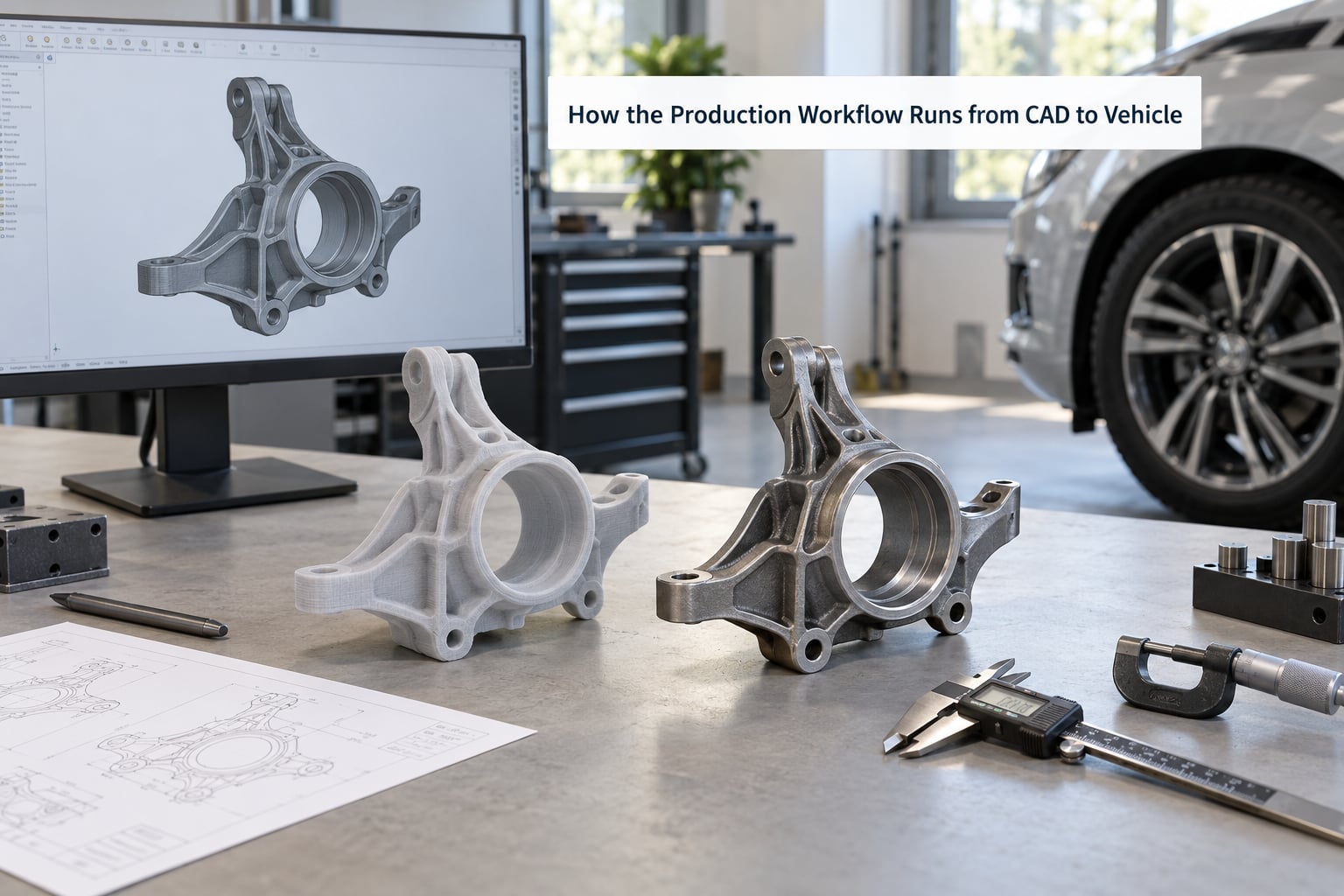 How the Production Workflow Runs from CAD to Vehicle