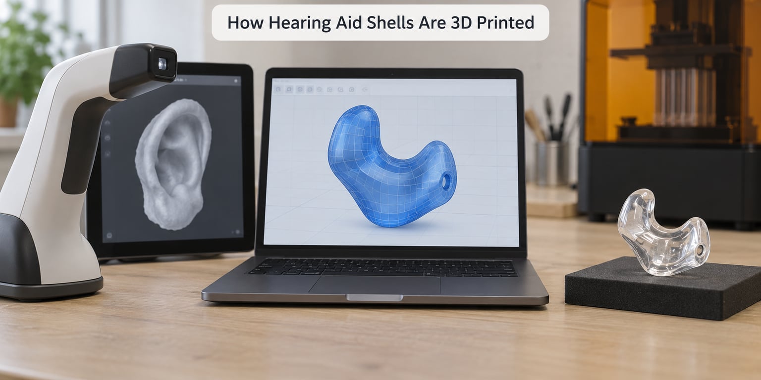 How Hearing Aid Shells Are 3D Printed