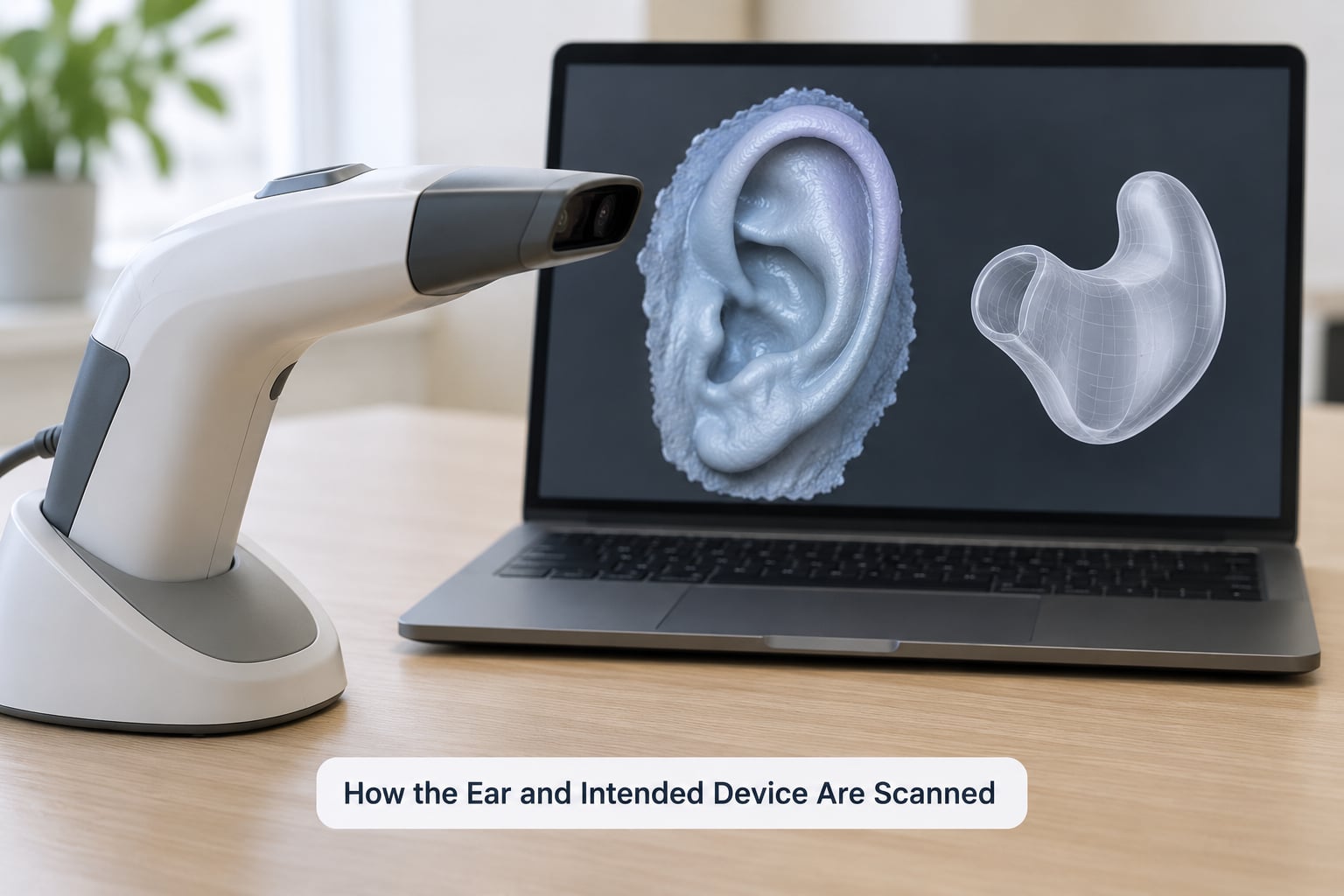 How the Ear and Intended Device Are Scanned
