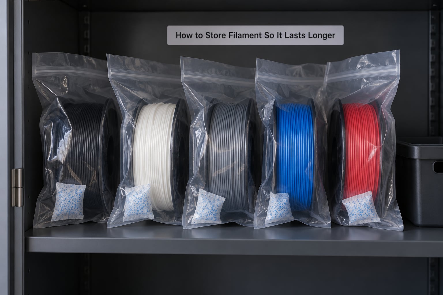 How to Store Filament So It Lasts Longer