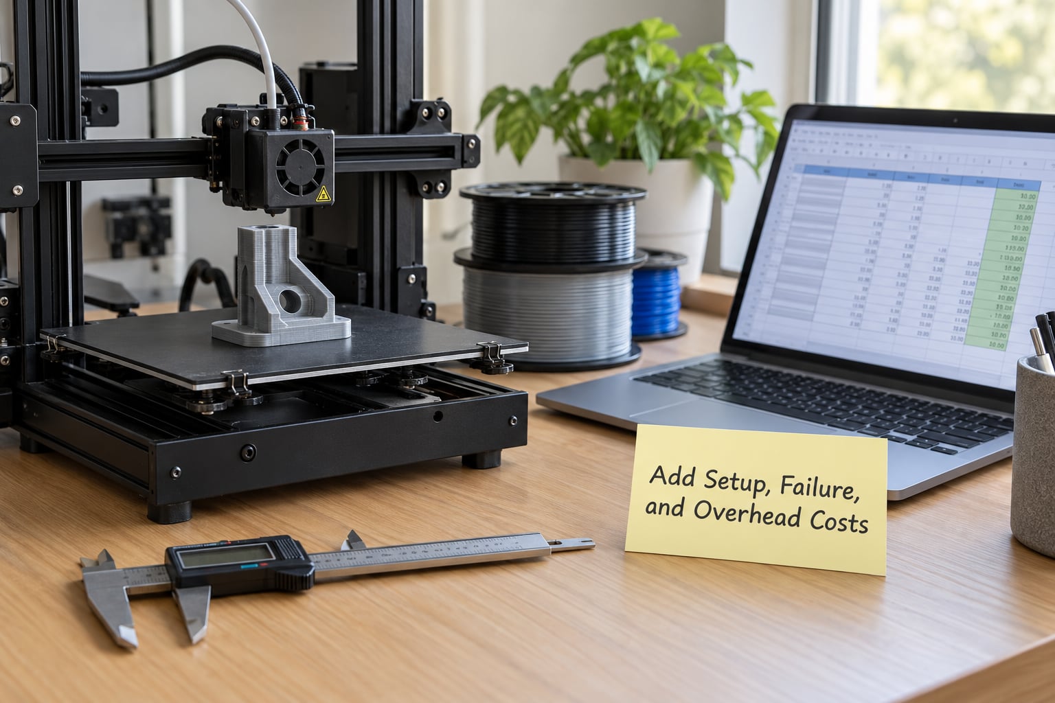Add Setup, Failure, and Overhead Costs