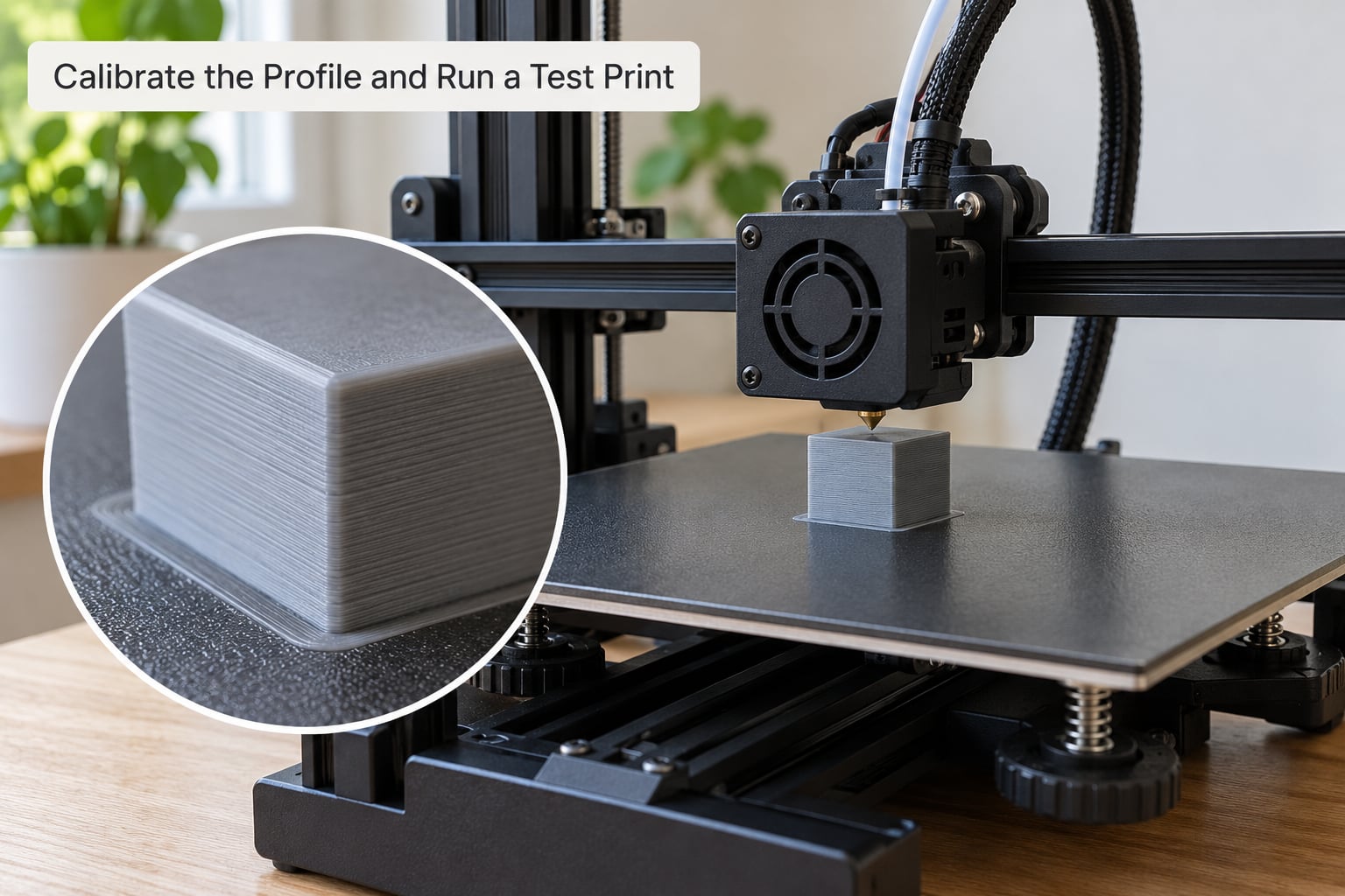 Calibrate the Profile and Run a Test Print