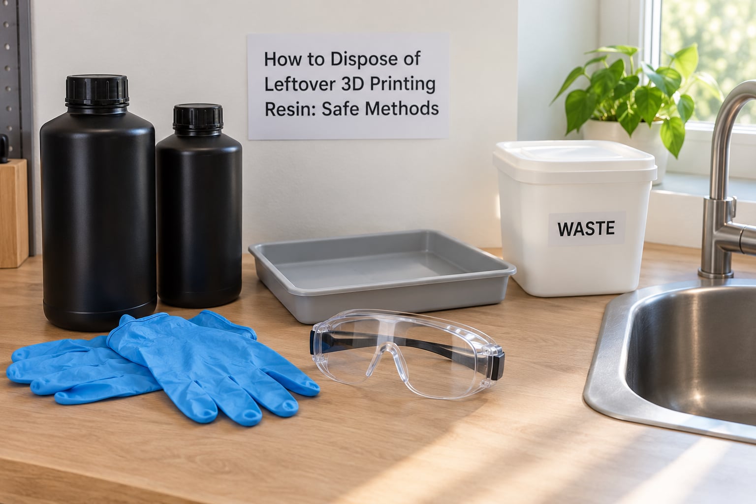 How to Dispose of Leftover 3D Printing Resin: Safe Methods