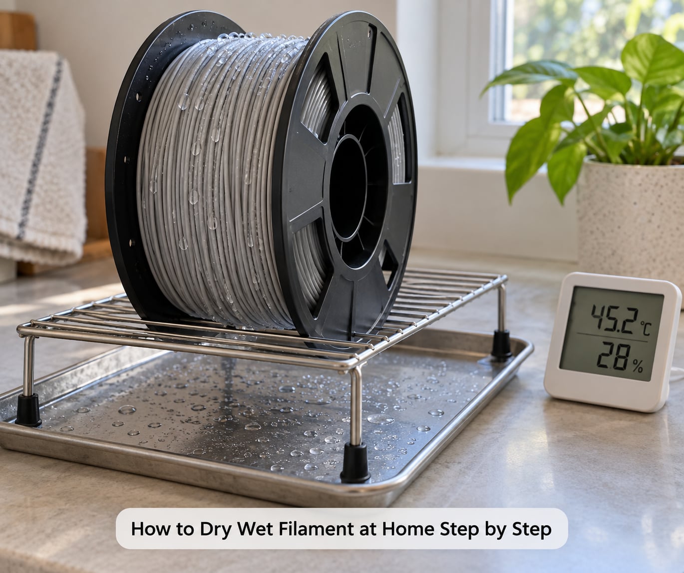 How to Dry Wet Filament at Home Step by Step