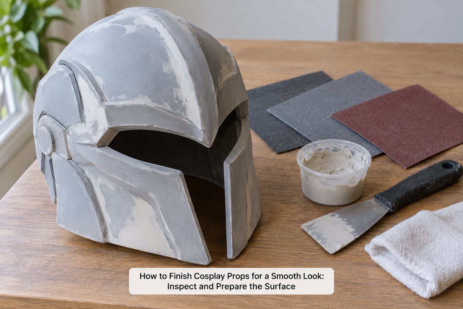 How to Finish Cosplay Props for a Smooth Look: Inspect and Prepare the Surface