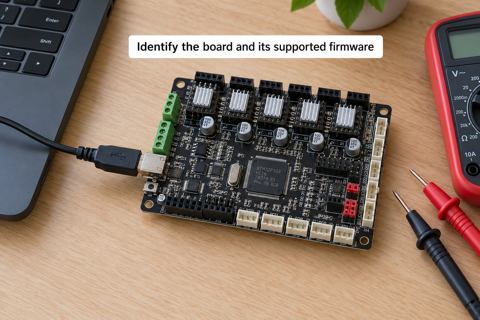 Identify the board and its supported firmware