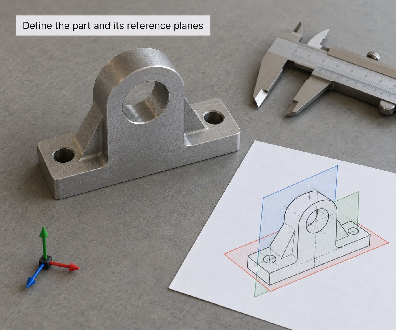 Define the part and its reference planes