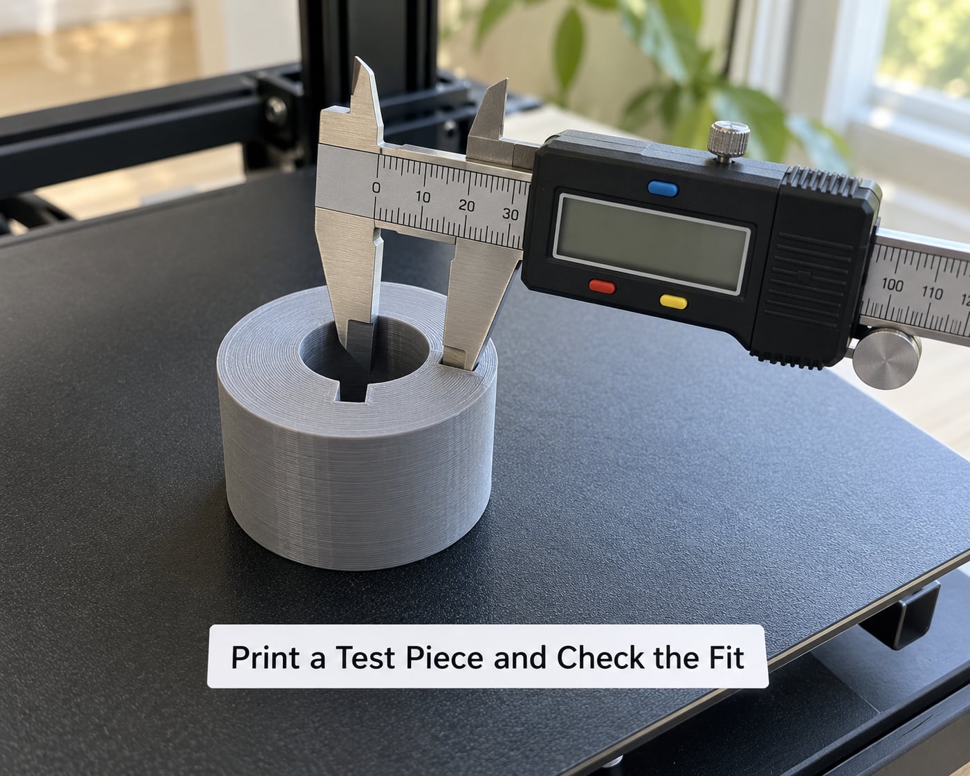 Print a Test Piece and Check the Fit