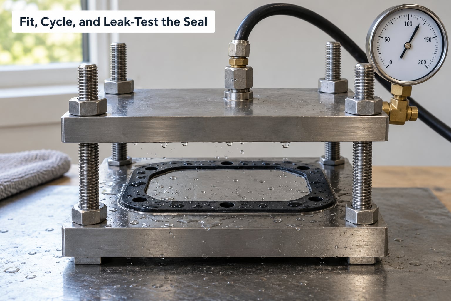 Fit, Cycle, and Leak-Test the Seal