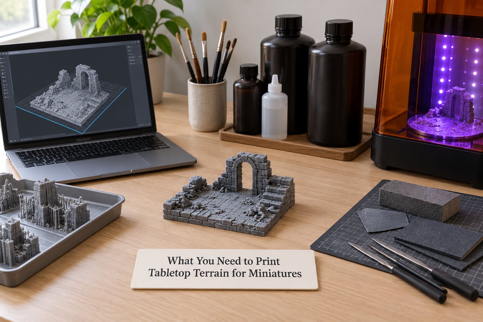 What You Need to Print Tabletop Terrain for Miniatures