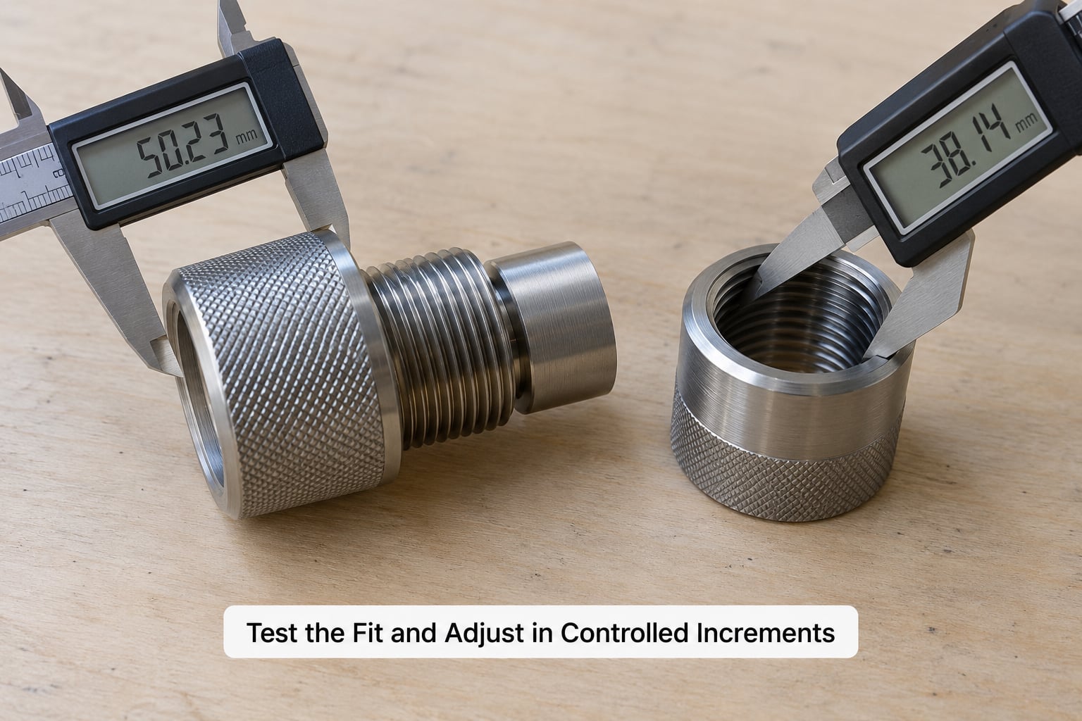 Test the Fit and Adjust in Controlled Increments