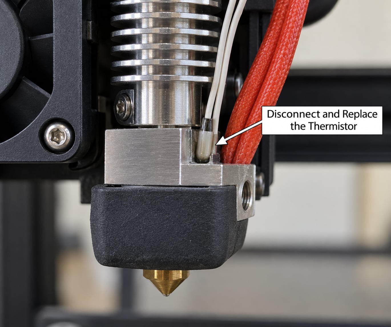 Disconnect and Replace the Thermistor