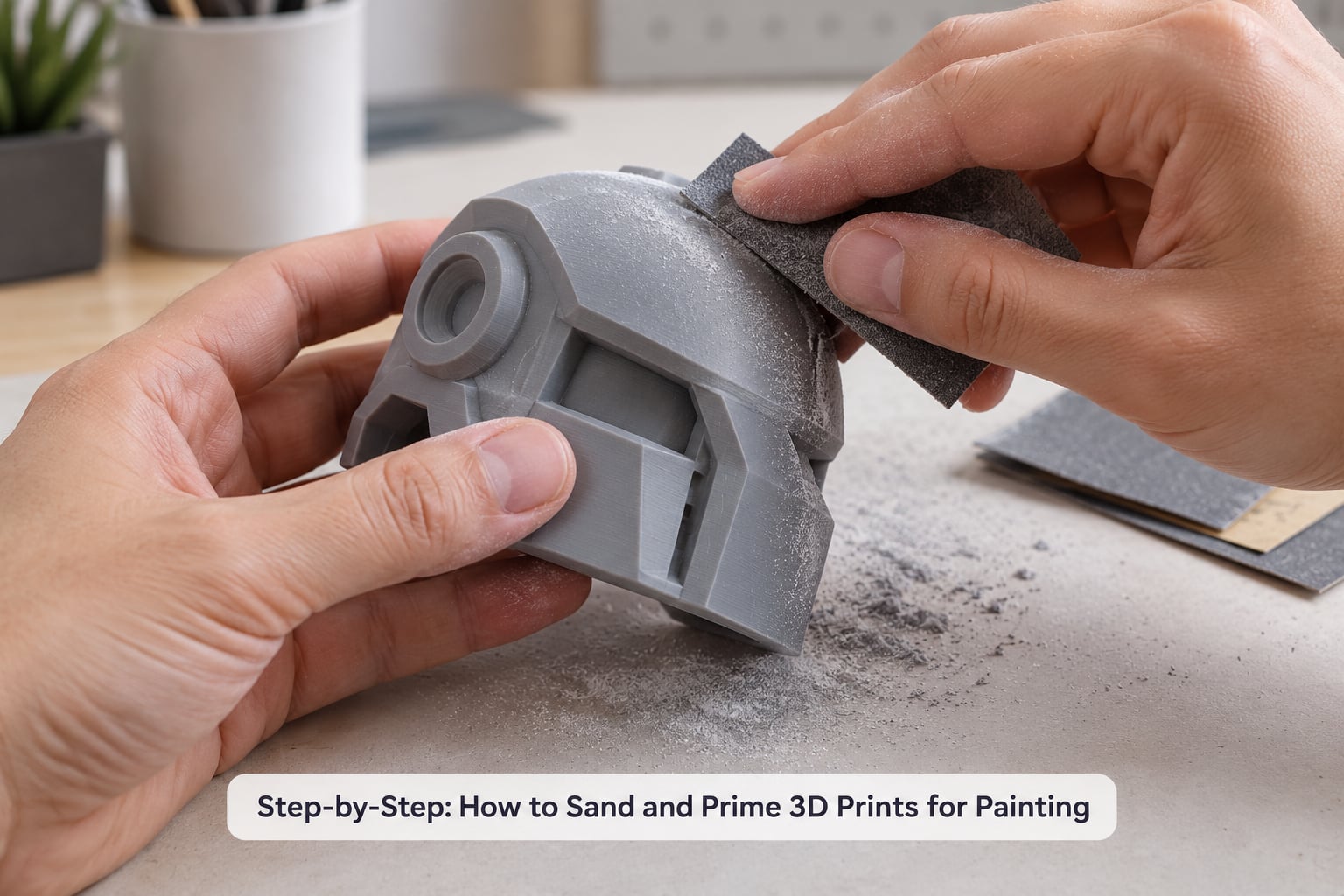 Step-by-Step: How to Sand and Prime 3D Prints for Painting