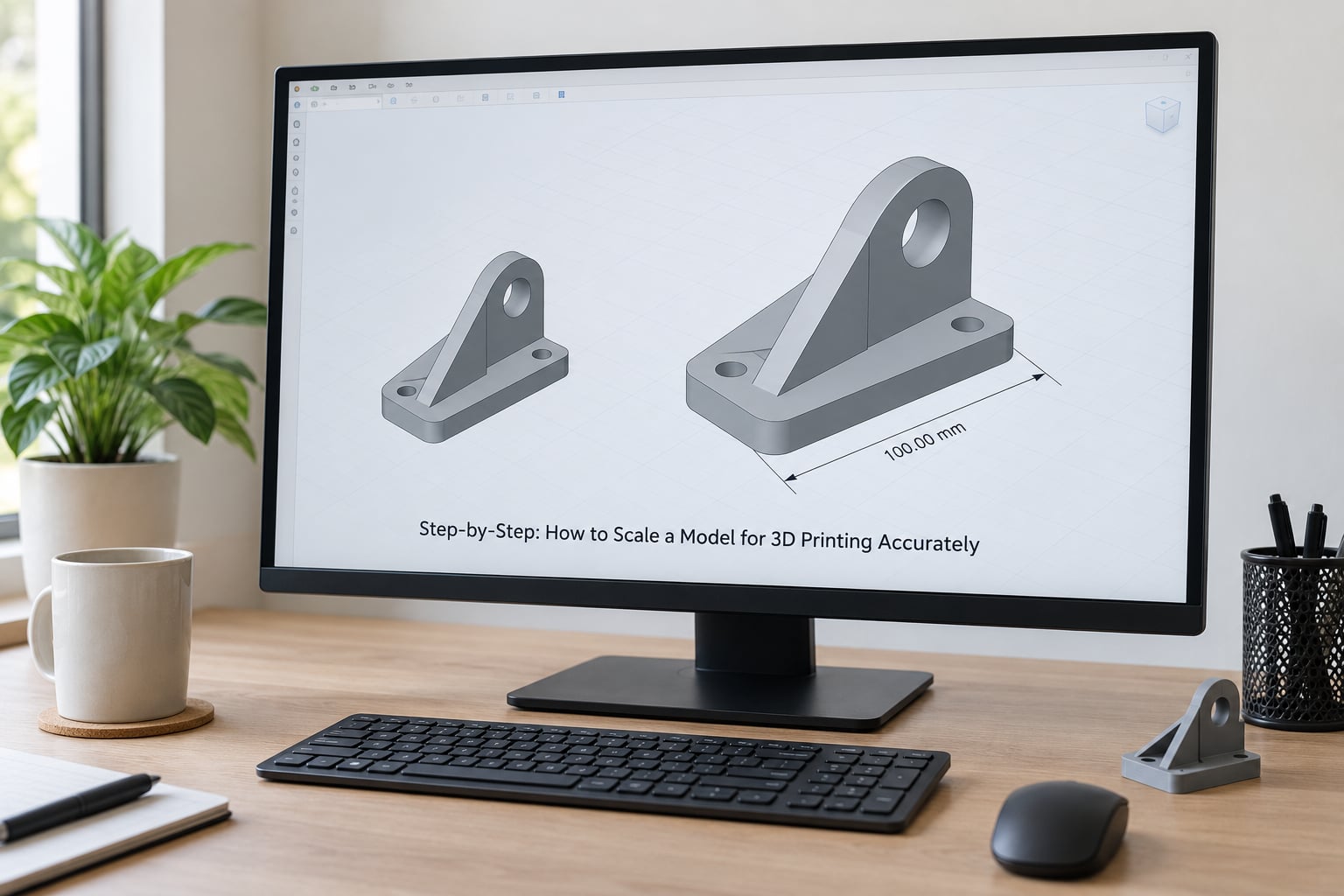 Step-by-Step: How to Scale a Model for 3D Printing Accurately