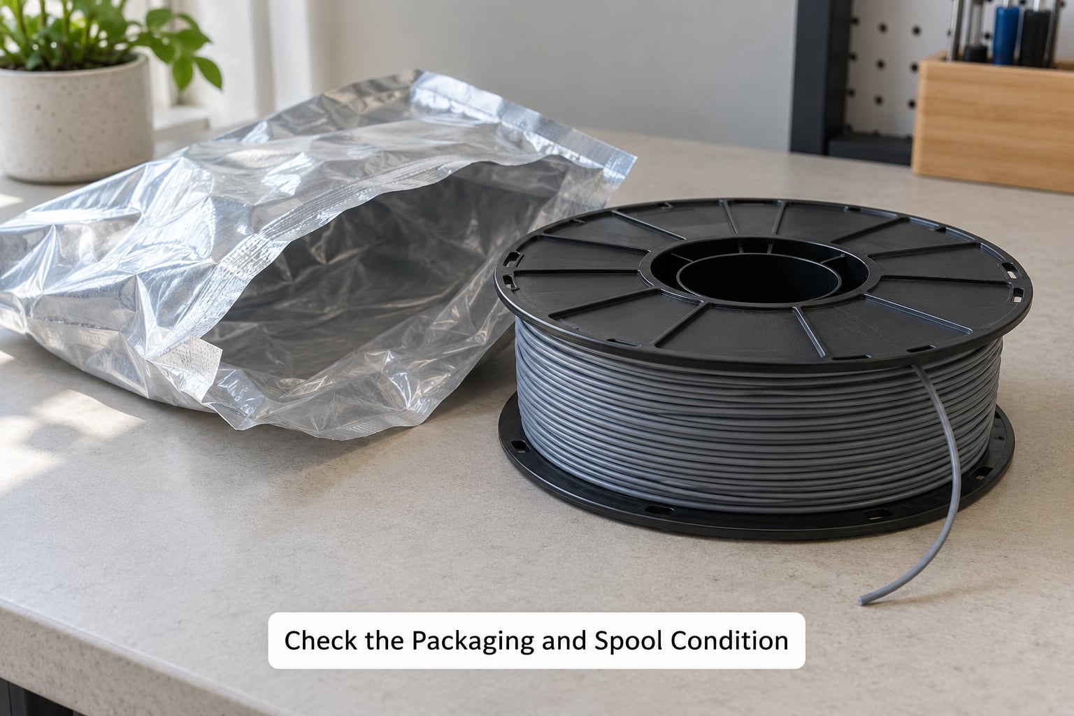 Check the Packaging and Spool Condition