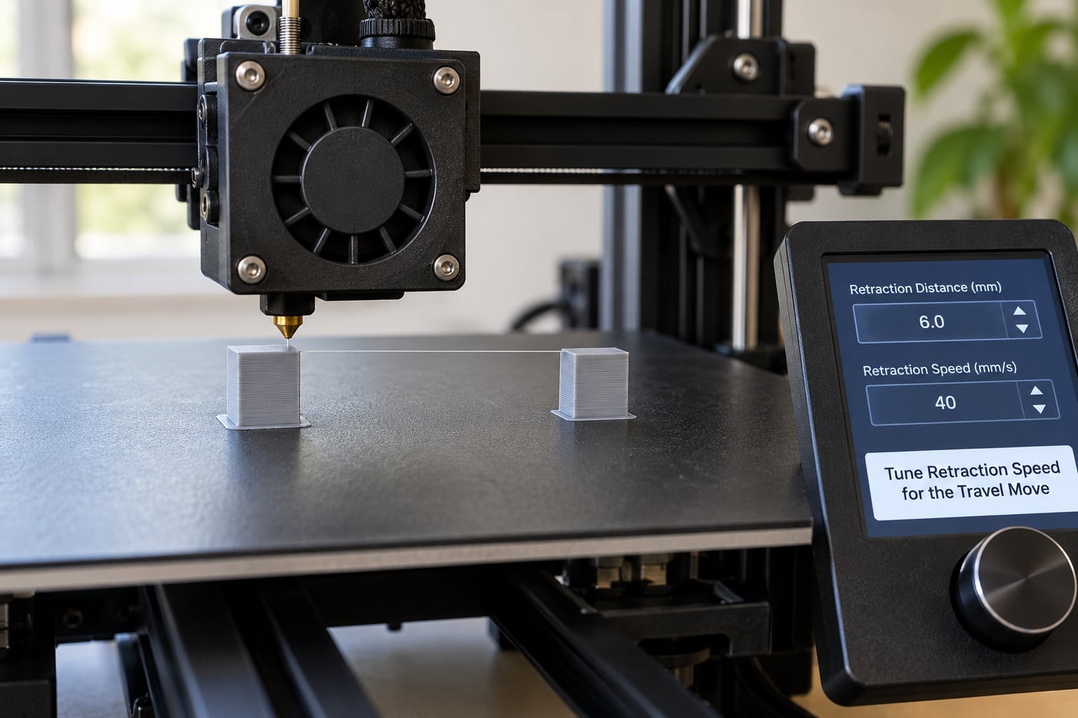 Tune Retraction Speed for the Travel Move