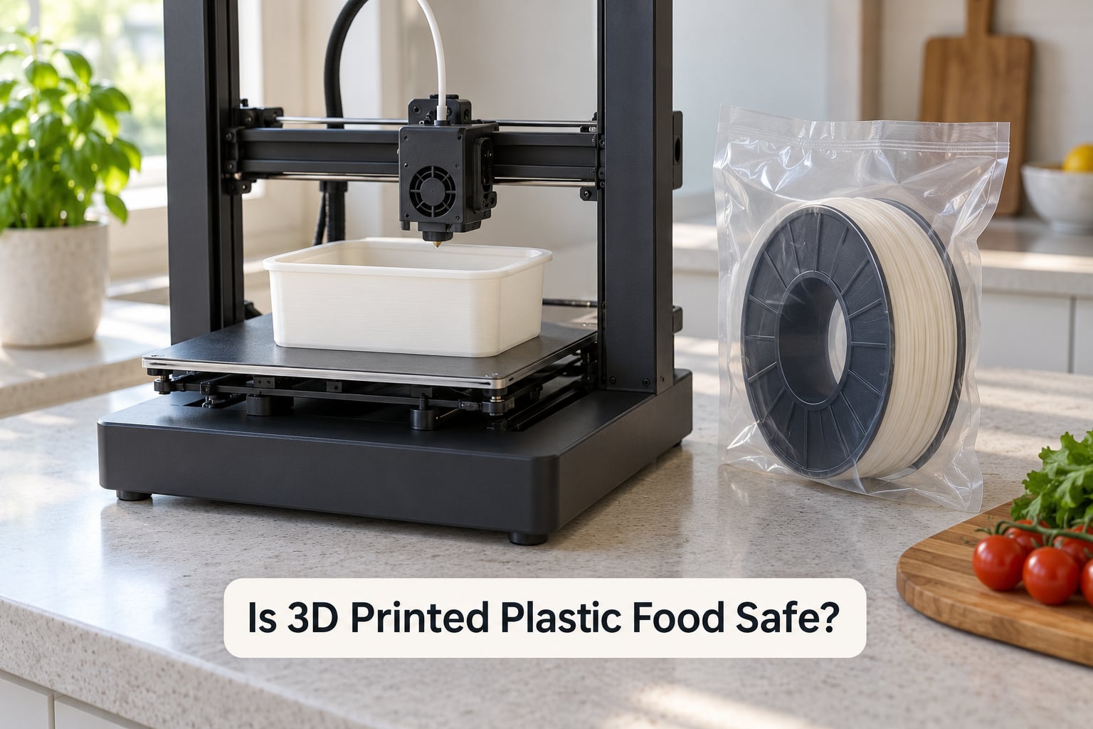Is 3D Printed Plastic Food Safe?