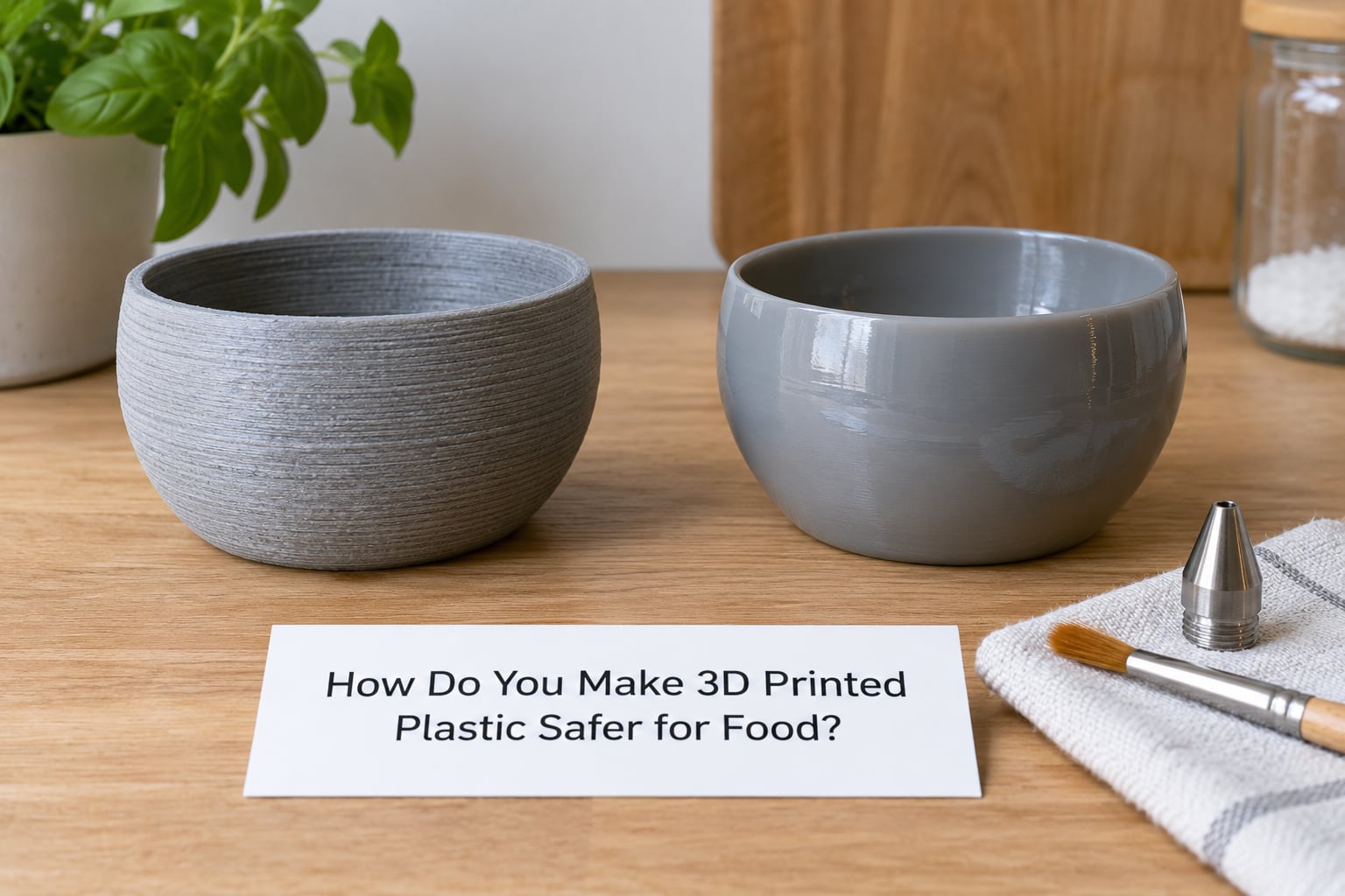 How Do You Make 3D Printed Plastic Safer for Food?
